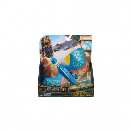 DreamWorks Dragons , How to Train Your Dragon, Battle Dragons, Fire Blast Deadly Nadder, 10” Action 