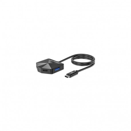 Manhattan USB-C & USB-A Combo Dock/Hub, Ports (4): USB-A (x2) and USB-C (x2), 5 Gbps (USB 3.2 Ge