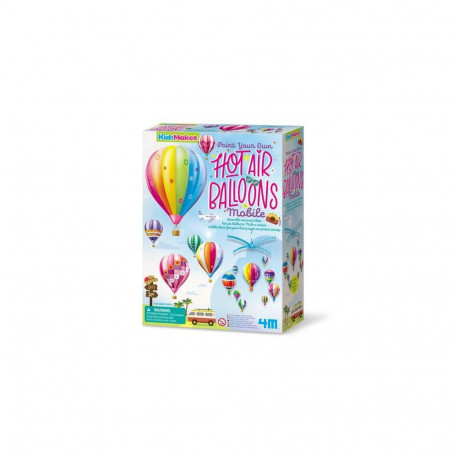 4M Paint Your Own Hot Air Balloons Mobile