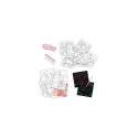 SES Creative Activity colouring book glitter 3 in 1 - 3 activities in 1 colouring book, Age 3+