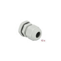 DeLOCK Cable Gland PG11 10 pieces grey