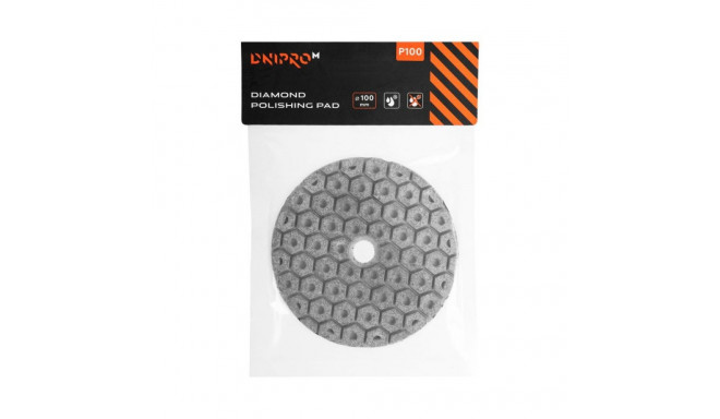 Lihvimisketas plaatidele, kivi P100 100mm DNIPRO-M