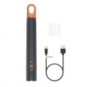 Led tourist flashlight 4 light modes zoom diff