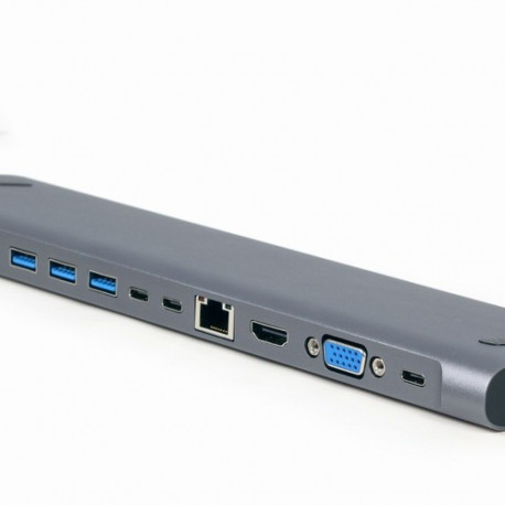 USB-C jaotur HDMI GbE 5xUS B 2.0 3.1 3xUSB-C 1xPD