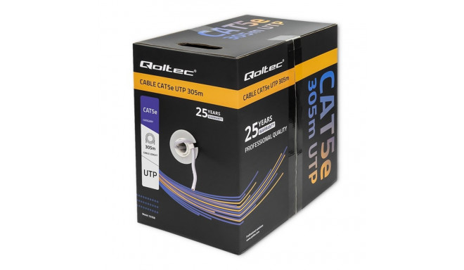 Product Name: Bulk Ethernet Cable CAT5E UTP (305m)
Technical Specifications