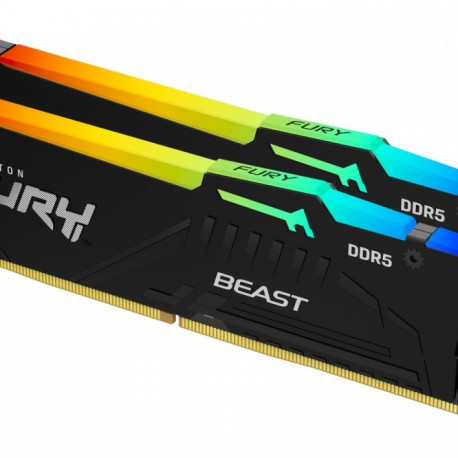 Kingston RAM DDR5 Fury Beast RGB 32GB (2x16GB)/5600 CL40