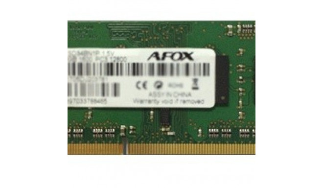 Afox SO-DIMM DDR3 8GB 1 600MHz LV