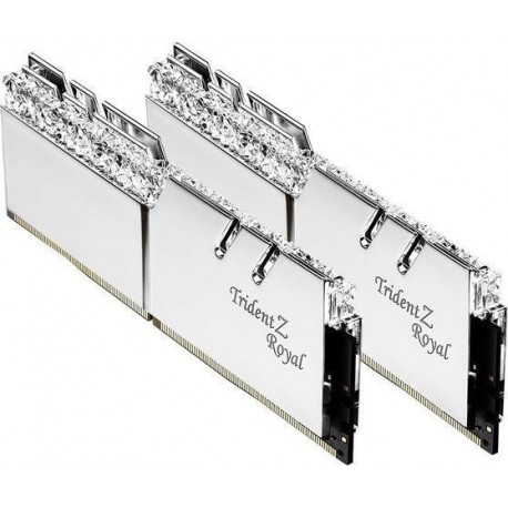 TridentZ Royal mälumoodul DDR4 32GB (2x16GB) 3600MHz CL16 XMP2 RGB, hõbedane