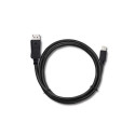 Qoltec kaabel Mini DisplayPort - DisplayPort 1,8m, must