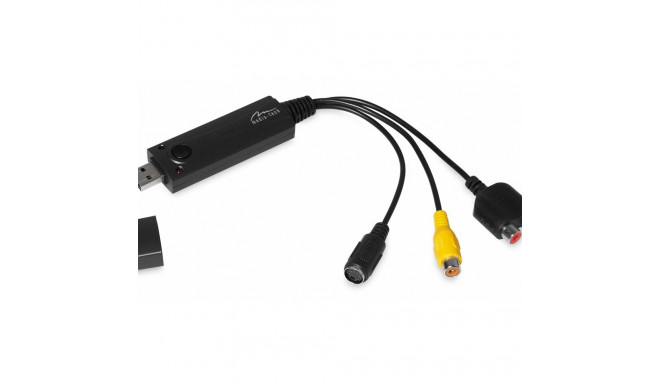 Output: Audio/Video Capture Card (Video Grabber), e.g., for VHS