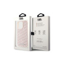 Karl Lagerfeld KLHCP15LPQKPMP iPhone 15 Pro 6.1" pink hardcase Quilted K Pattern