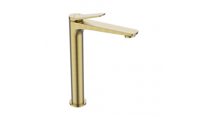 HIGH WASHBASIN MIXER NESTOS BRUSHED GOLD