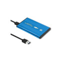 Qoltec pocket Qoltec case for 2.5 "SATA3 HDD / SSD  USB 3.0  Blue