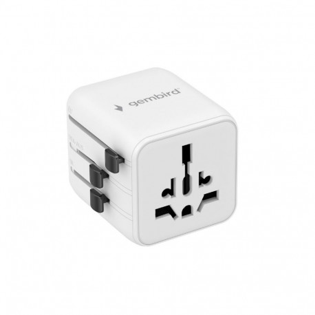 Gembird universaalne reisivõimsusadapter TPA-INT-01-W reisadapter