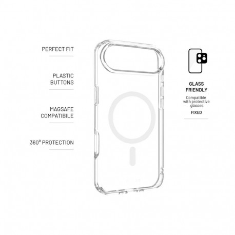 Fixed Back cover | Apple | iPhone Air | TPU/PC | Transparent | MagSafe