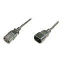Digitus AK-440201-018-S must toitekaabli pikenduskaabel C13 - C14