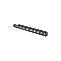 Digitus | Modular Patch Panel | DN-91411 | Black | Layout Keystone Entry: Straight; Area of applicat