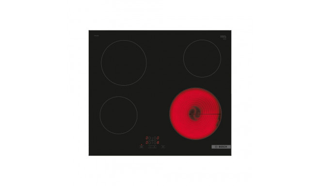 Bosch | Hob | PKE611BA2E Series 4 | Vitroceramic | Number of burners/cooking zones 4 | Touch | Black