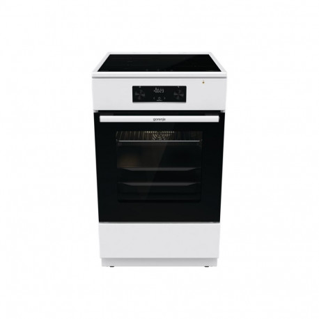 Gorenje GEIT5C60WPG induktsioonpliit elektriahjuga valge, laius 50 cm, grillimisega, sügavus 59.4 cm