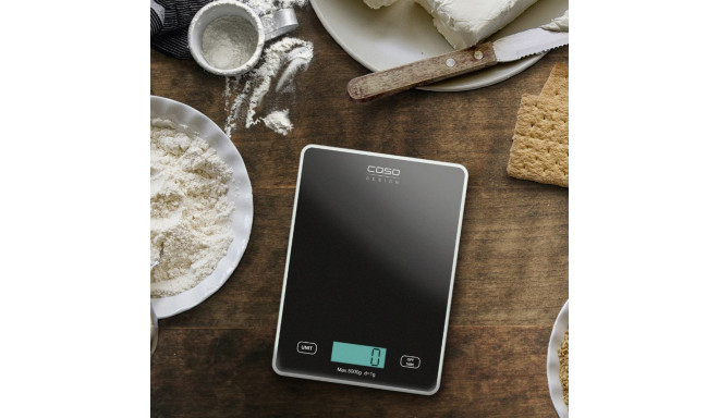 Caso köögikaal Slim maksimaalne kaal 5 kg täpsus 1 g must