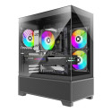 Case|XILENCE|XG172|MidiTower|Case product features Fan control panel/Transparent panel|Not included|