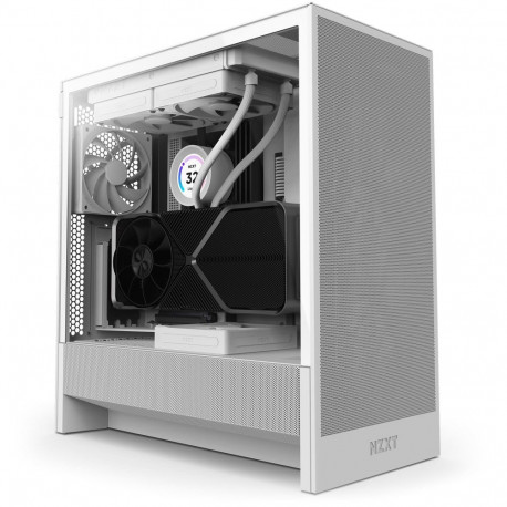 Case|NZXT|H5 Flow|MidiTower|Case product features Transparent panel|Not included|ATX|EATX|MicroATX|M