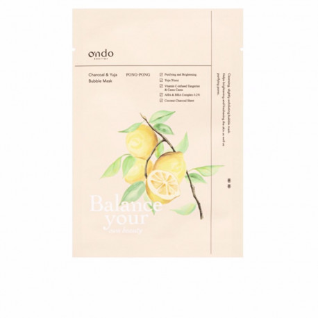 ONDO BEAUTY 36.5 CHARCOAL & YUJA bubble mask 25 ml