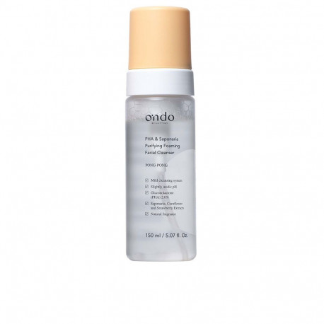 ONDO BEAUTY 36.5 puhastav näopuhastusvaht PHA & SAPONARIA 150ml