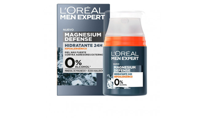 L'ORÉAL PARIS MEN EXPERT MAGNESIUM DEFENSE hidratante 24 h 50 ml