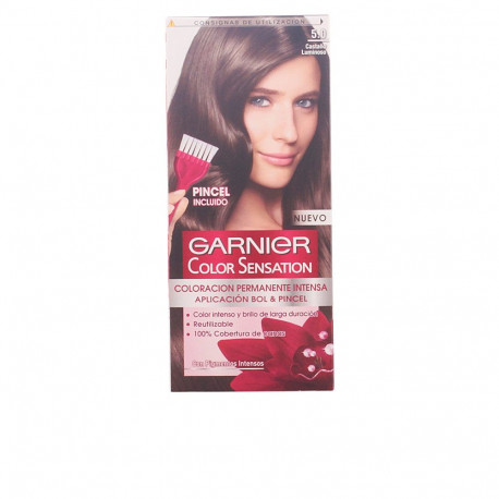 GARNIER COLOR SENSATION #5,0-castaño luminoso 110 gr