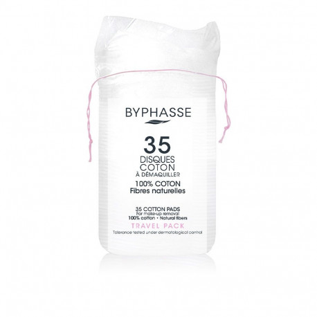 BYPHASSE DISCOS ALGODÓN desmaquillante 35 u