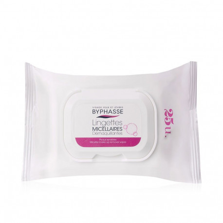 BYPHASSE TOALLITAS DESMAQUILLANTES solución micelar 25 u