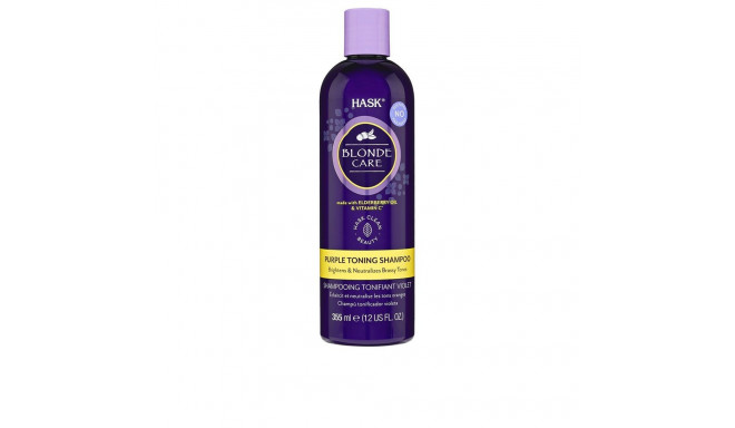 HASK BLONDE CARE purple toning shampoo 355 ml