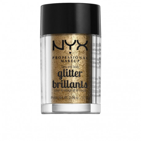 NYX PROFESSIONAL MAKE UP GLITTER BRILLANTS face and body #bronze