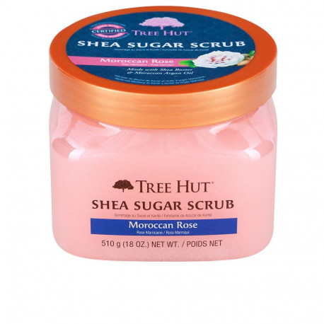 Tree Hut suhkrukoorija Moroccan Rose 510g