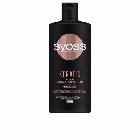 SYOSS KERATIN champú cabello encrespado y seco 440 ml