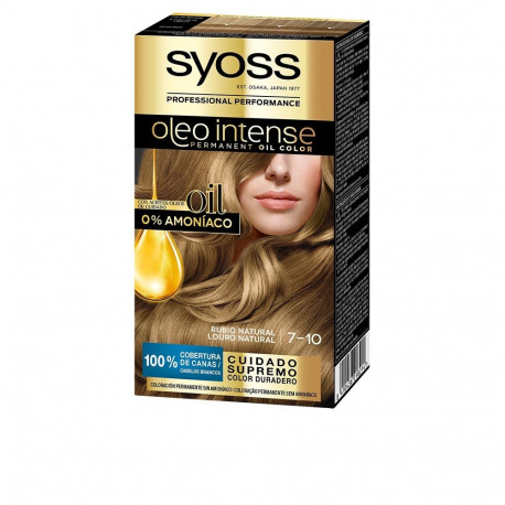 SYOSS OLEO INTENSE tinte sin amoniaco #7.10-rubio natural 5 pz