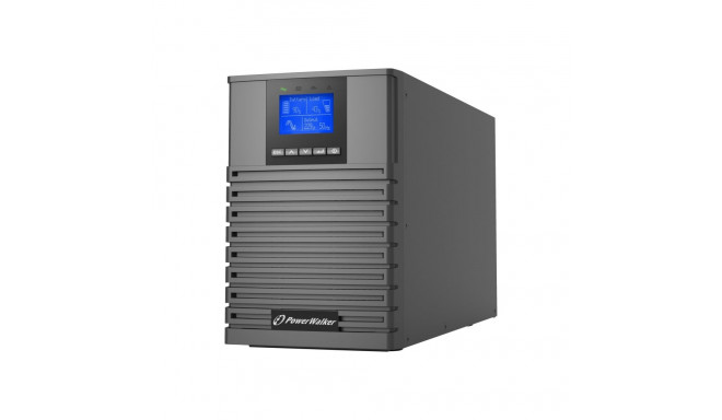 "POWERWALKER UPS On-Line VFI 1500 ICT IOT 1/1 phase 1500VA PF1 4x IEC C13 pistikupesa C14 USB/RS232 