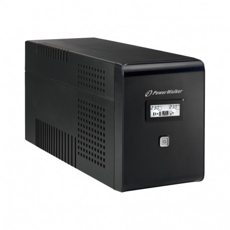 POWERWALK VI 2000 LCD Line-Interactive UPS 2000VA 2x SCHUKO, 2x IEC, RJ11/RJ45, USB, LCD