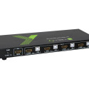 TECHLY 028702 Techly 4-port HDMI/USB KVM lüliti 4x1 koos heliga