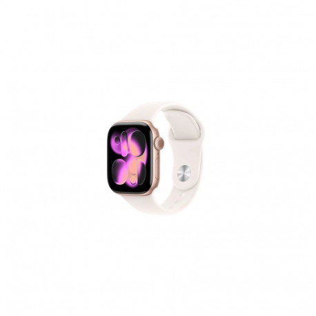 Apple Watch Series 11 (2025) GPS 42mm Rose Gold Alu Case, Light Blush Sport Band S/M EU MEU04