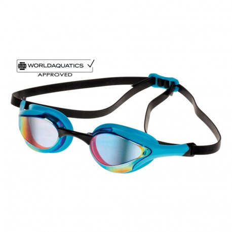 Swim goggles Competition AQUAFEEL Leader Mirrored 41011 51 blue FINA