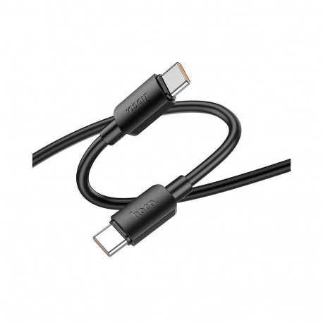 Cable USB C to USB C Hoco PD 6A 100W 1 m X96 black