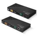 150m Cat.6 DisplayPort 1.2, USB, IR & RS-232 HDBaseT KVM Extender Extend DisplayPort 1.2, USB KM dev