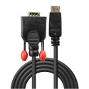 1m Display Port to VGA Adapter Cable Connects a single DisplayPort device to a single VGA Display wi