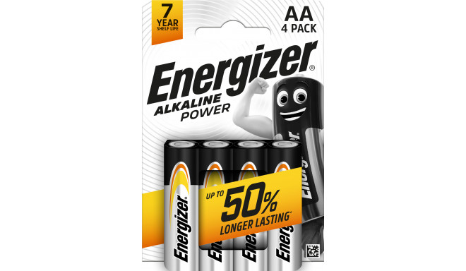 Energizer battery Alkaline Power AA CHP4