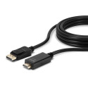 2m Display Port to HDMI 4K30Hz Adapter Cable Connects a single DisplayPort device to a single HDMI® 