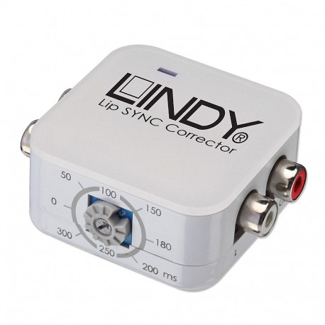 Sound Equipment - Lindy Phono Lip Sync Corrector RCA, 48kHz, Compact Design