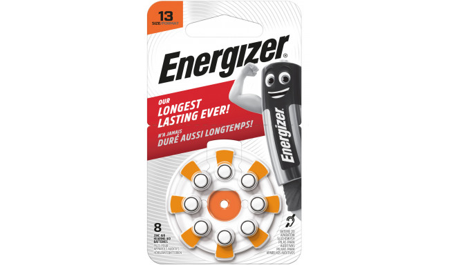 Energizer hearing aid battery Zinc Air AZ13DP8 TL8