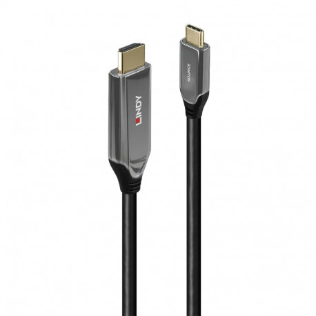 Adapter Cable - LINDY USB Type C to HDMI 8K60 Adapter Cable, 48Gbps, 2 m, Black